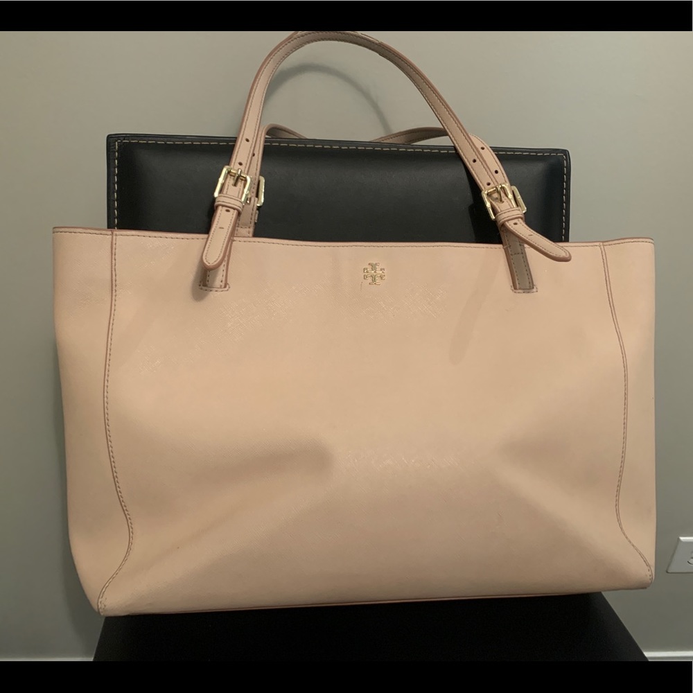 Tory Burch Light Oak Robinson tote